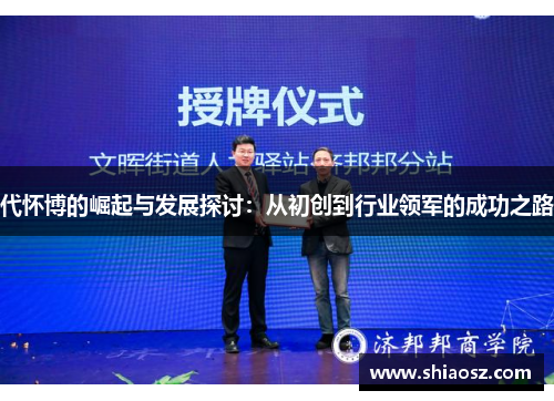 代怀博的崛起与发展探讨：从初创到行业领军的成功之路